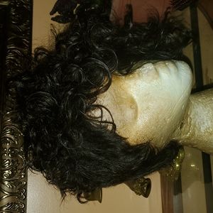 Motown curly Bob wig